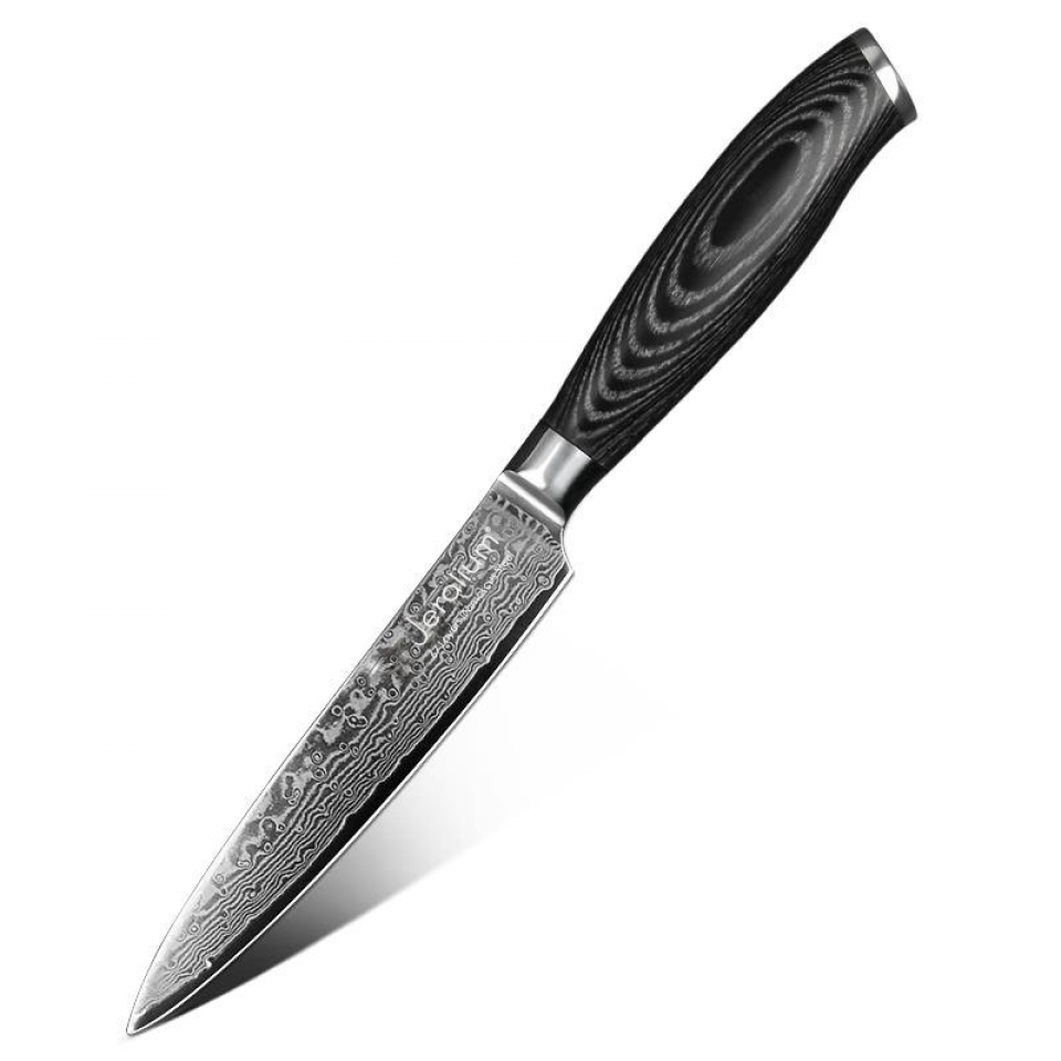 5" utility knife Damascus steel JKC-BK-9012