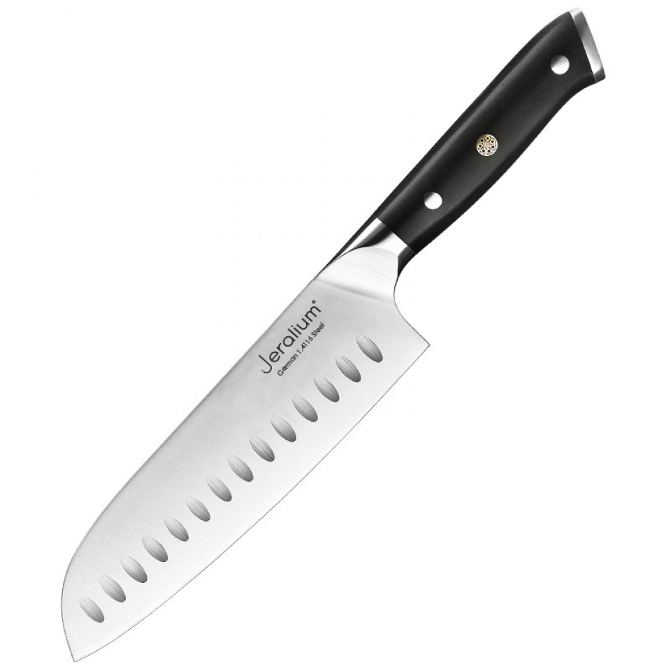 Jeralium 7-Inch Santoku Knife.  German Steel 1.411...