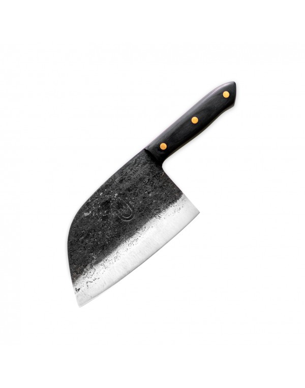 Serbian cleaver professional custom made forged knife Jeralium (F2-9055)